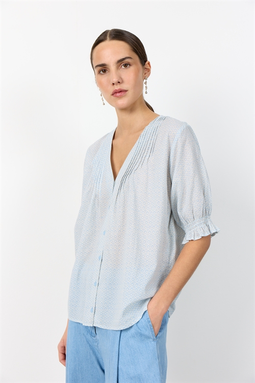 Palma Bluse Lyseblå