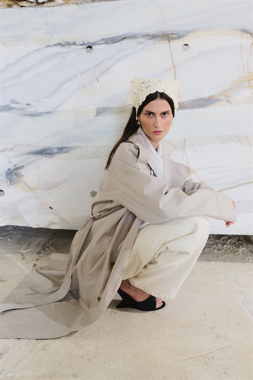 Piper 3 Trenchcoat Sand