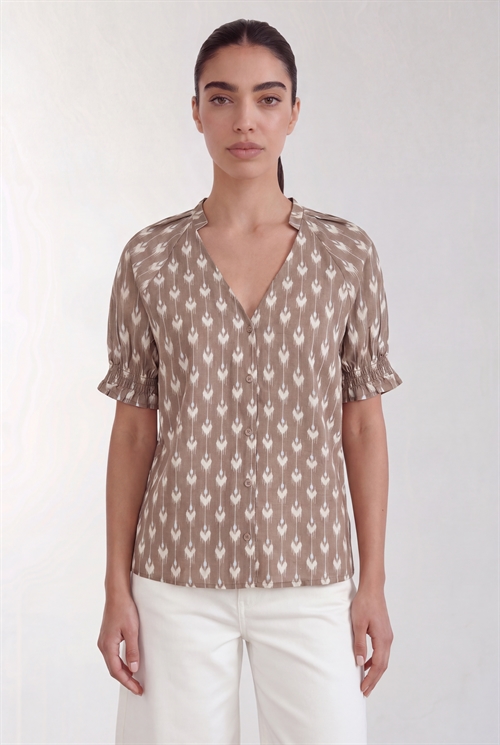 Rinni 2 Lys Brun Skjorte Bluse