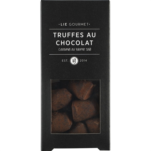Chokolade Trøffler m Saltet Karamel