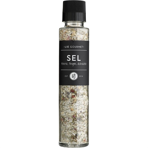 Salt, Peber, Timian, Skalotteløg Kværn