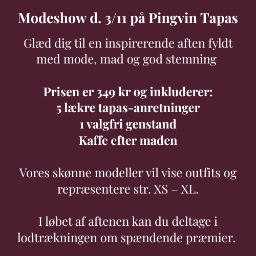 Modeshow d. 3/11 Pingvin Tapas