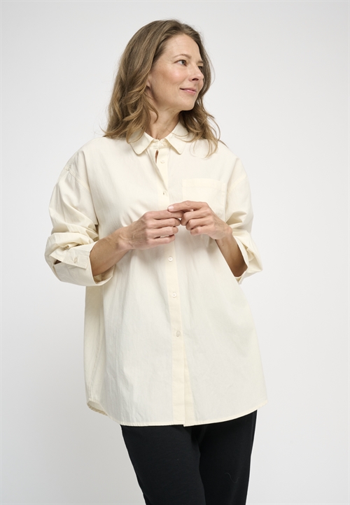 Avalon Natural Poplin Skjorte 