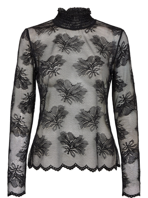 Cleo Caviar LS Blouse 