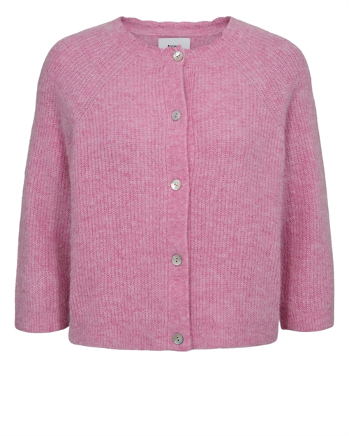 Riette Selma Rib Pink Cardigan