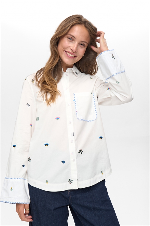 Chiro Cloud Dancer Boxy Shirt