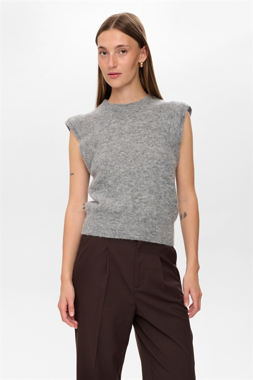 Ciara Riette Vest Medium Grey