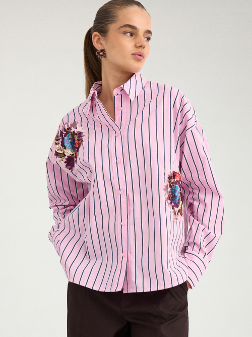 Elfa Oversize Shirt Bonbon