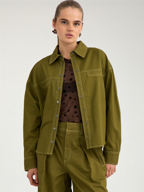Katti Shirt Fir Green