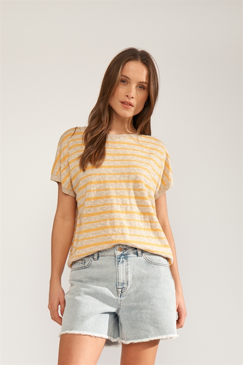 Kiki Boatneck Pullover Marigold