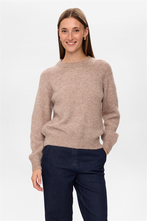 Riette Pullover Taupe Grey