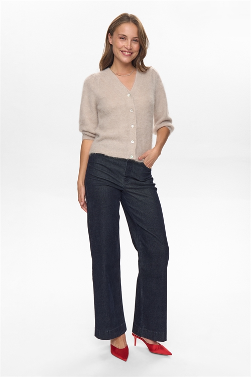 Suri Brushed Cardigan Chateau Gray