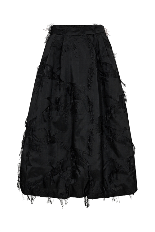Winnie Balloon Flamingo Skirt Black