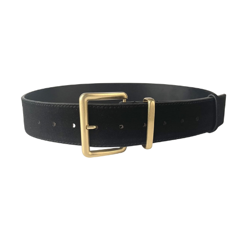 Fenly Black Suede Belt