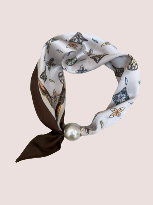 Chloe Figures Tørklæde m. Magnet Perle