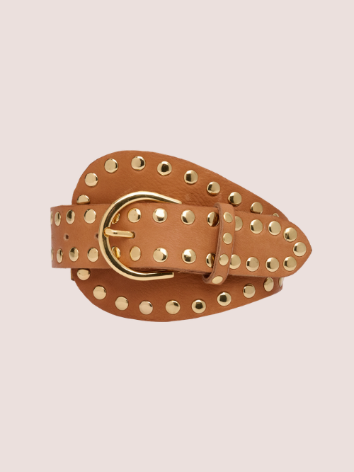 Dunja Cognag Gold Belt