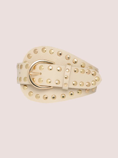 Dunja Offwhite Gold Belt