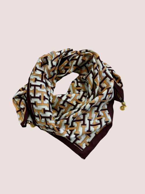 Franny HIHI Chokolade Smykke Tørklæde 