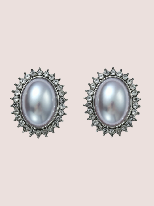 Georgina Silver Button Cover 1 stk 