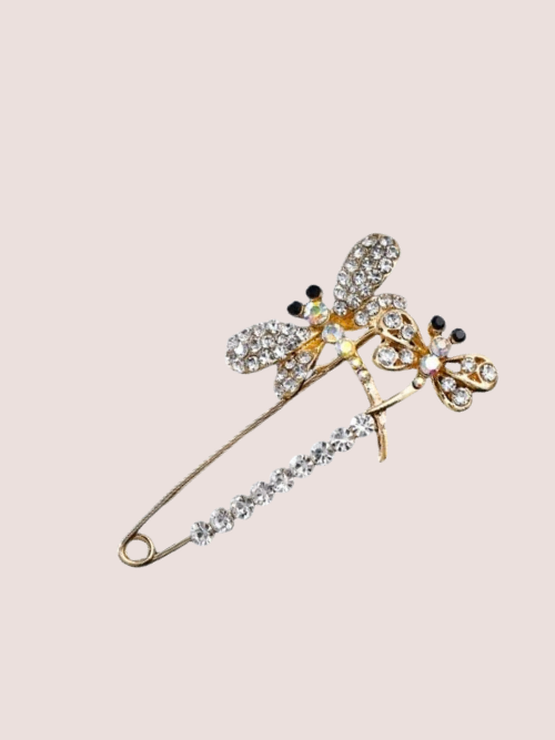 Pin Two Dragonfly Gold 