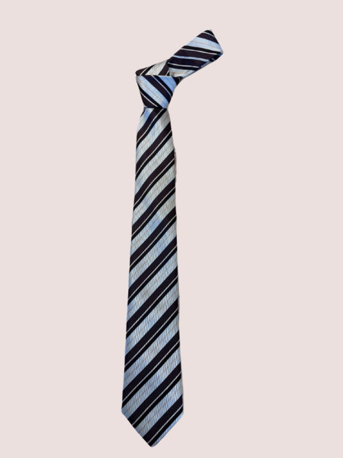 Tie Brown Stripe 