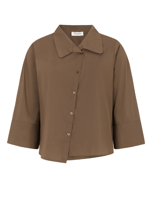Amara 3/4 Shirt Bitter Chocolate