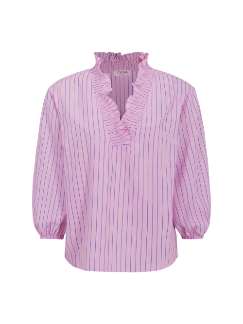 Aria Long Sleeve Top Rose Tan