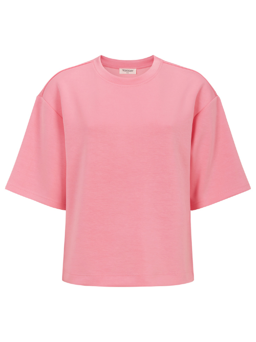 Azra Pink Boxy T-Shirt