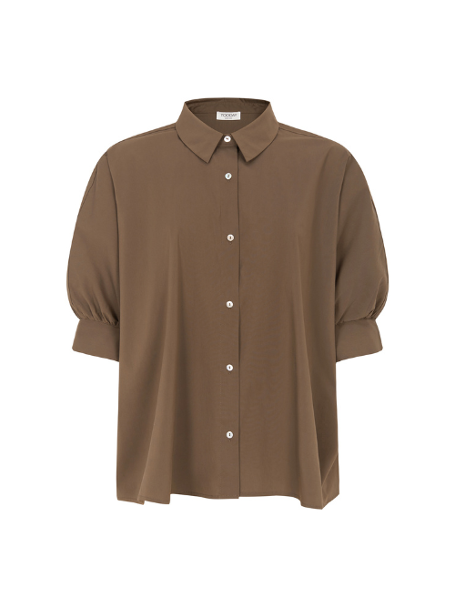 Cia Bitter Chocolate Oversize Shirt