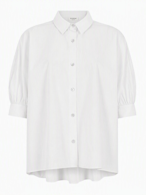 Emily Snow White Oversize Shirt