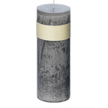 Timber Block Grey Healthy Candles 8 x 30 cm 