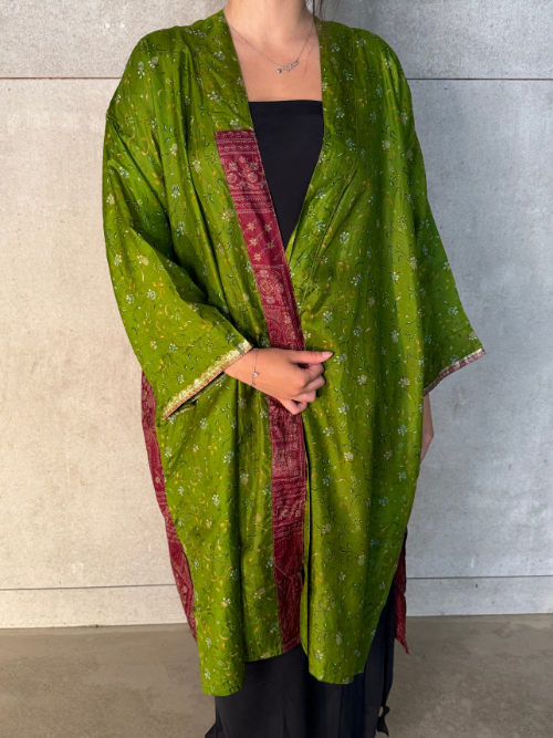 Short Unika Silk Kimono E