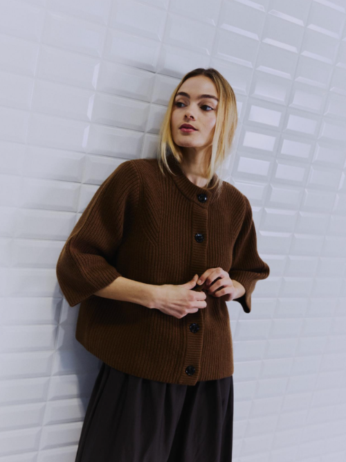 WBLVivianna Cardigan Camel