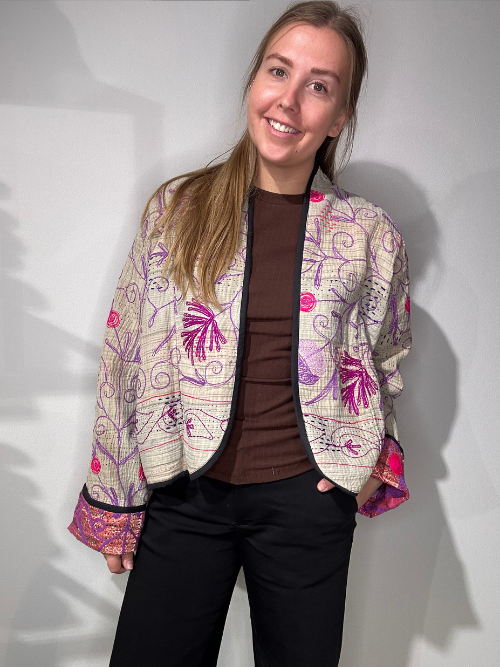 Kantha Embroidery Jacket C