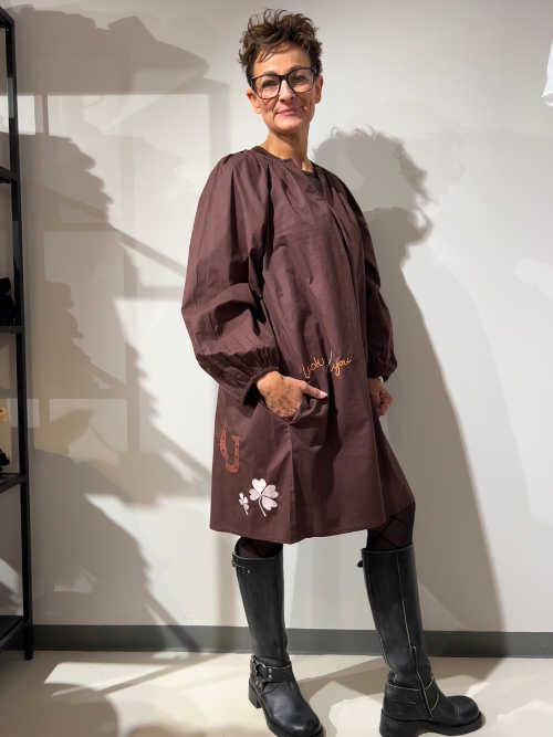 The Good Luck Tunic Chocolate Brown